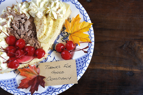 Thanksgiving taart - Foto, afbeelding