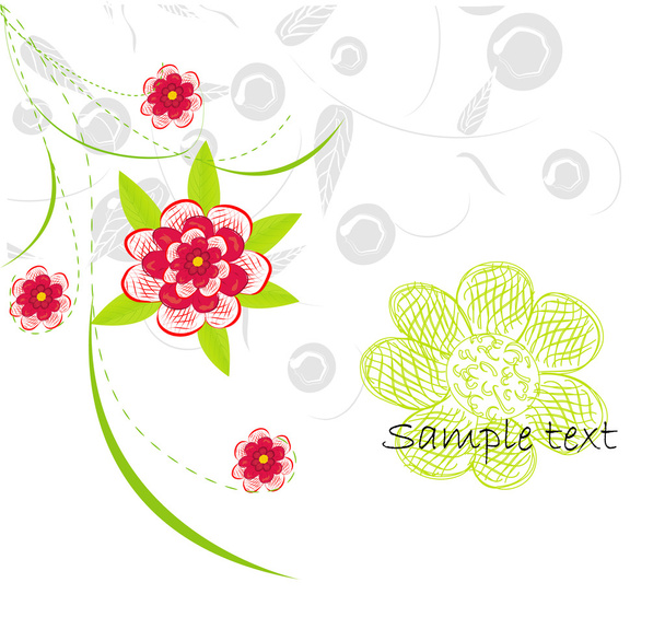 flower background design - Vetor, Imagem