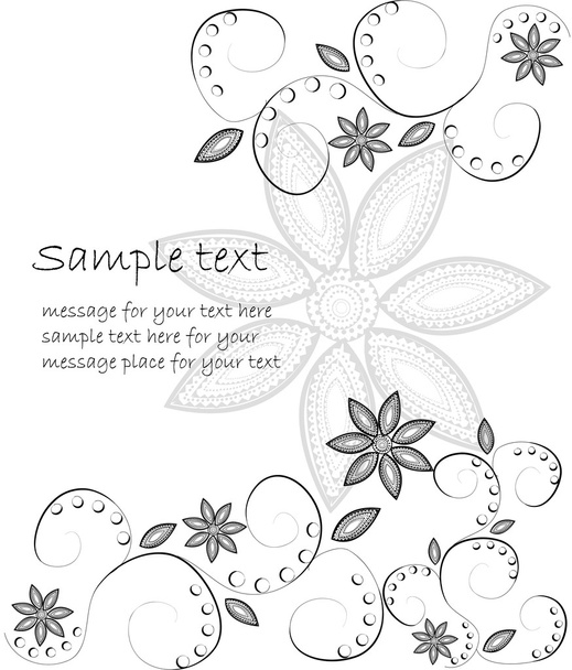 flower background design - Vector, afbeelding