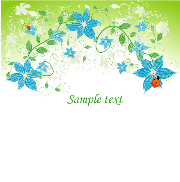 Green background - Vetor, Imagem