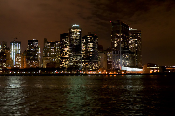 Nocne widoki z Nowego Jorku - Zdjęcie, obraz
