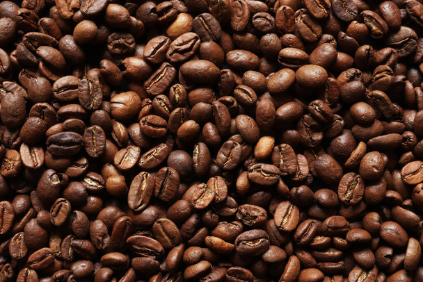 Photography of roasted coffee beans for culinary illustrations - Photo, Image
