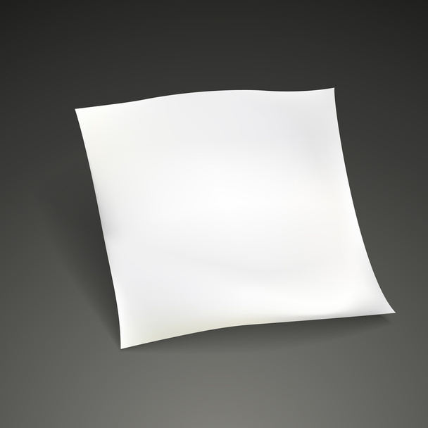 modello di foglio di carta bianco
  - Vettoriali, immagini