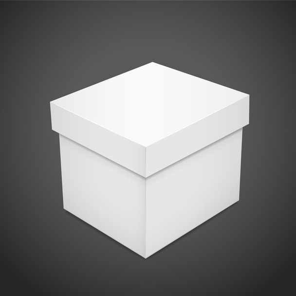 blank paper box - Vector, imagen