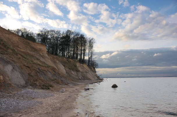 The Brodtener steep bank is an approx. 4 km long coastal strip of the Luebecker bay in Schleswig-Holstein, which is limited by the Baltic seaside resort Niendorf municipality Timmendorfer beach and the Luebecker Baltic seaside resort Travemuende. - Foto, immagini