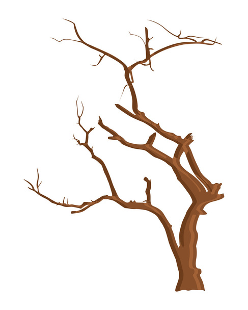 Гілки дизайну мертвих дерев
 - Вектор, зображення