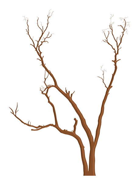 枯れ木の枝の要素設計 - ベクター画像