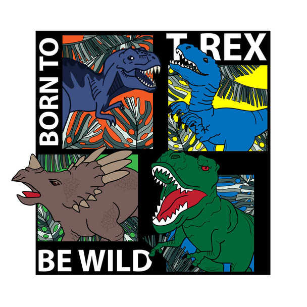 dinosaur, crocodile, animal, wildlife, animals, zoo. vector illustration. - ベクター画像