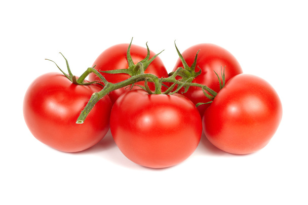 wijnstokken rijpe tomaten. - Foto, afbeelding