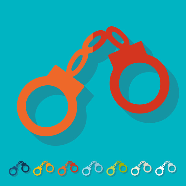 Handcuffs icons - Vector, Image