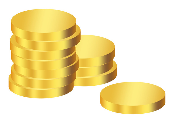 Gold coins - Foto, Imagem