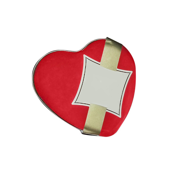 Heart Shaped Gift Box Isolated - Zdjęcie, obraz
