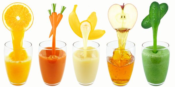 Vegetable and fruit juices - Photo, Image
