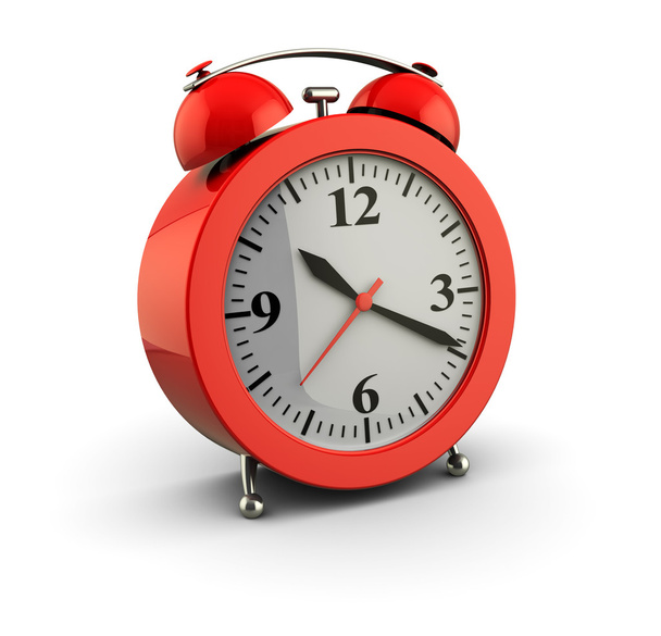 Red alarm clock - Foto, imagen