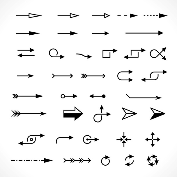 set of arrows - Wektor, obraz