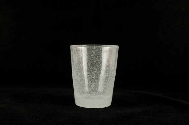Close-up of water glass Object on a White Background - Foto, afbeelding
