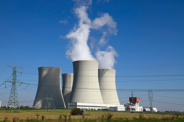 Çek Cumhuriyeti Avrupa 'da nükleer santral Temelin - Fotoğraf, Görsel