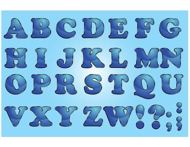 abeceda písmen - Vektor, obrázek
