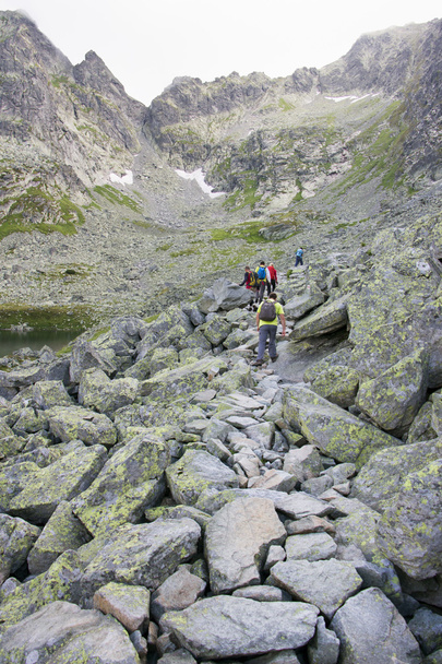Mountain path to peak - Fotoğraf, Görsel