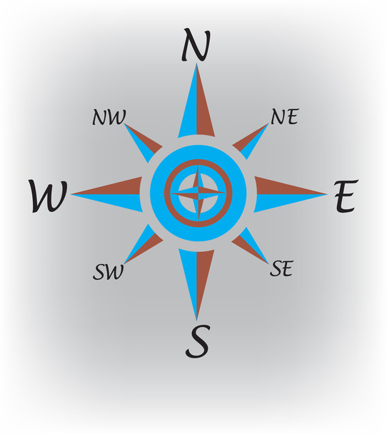 Kompass - Vektor, Bild
