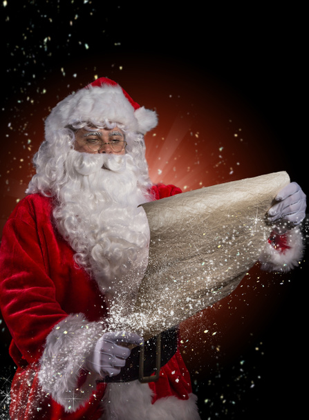 Fotografie ze Santa Claus s brýlemi. - Fotografie, Obrázek