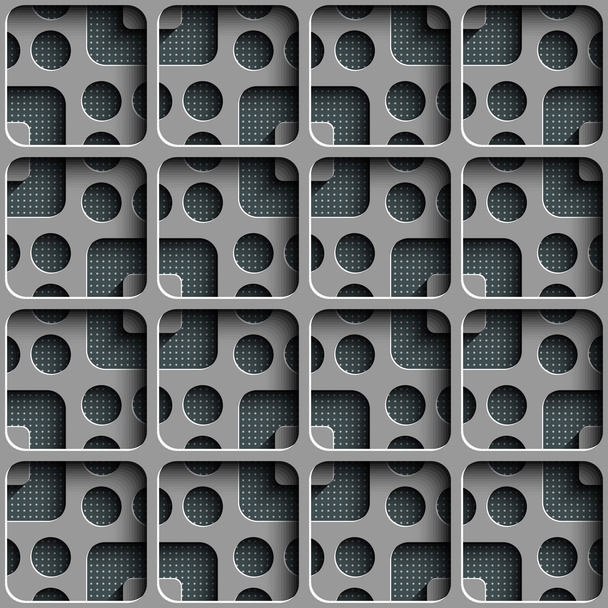 Seamless Squares Pattern - Διάνυσμα, εικόνα