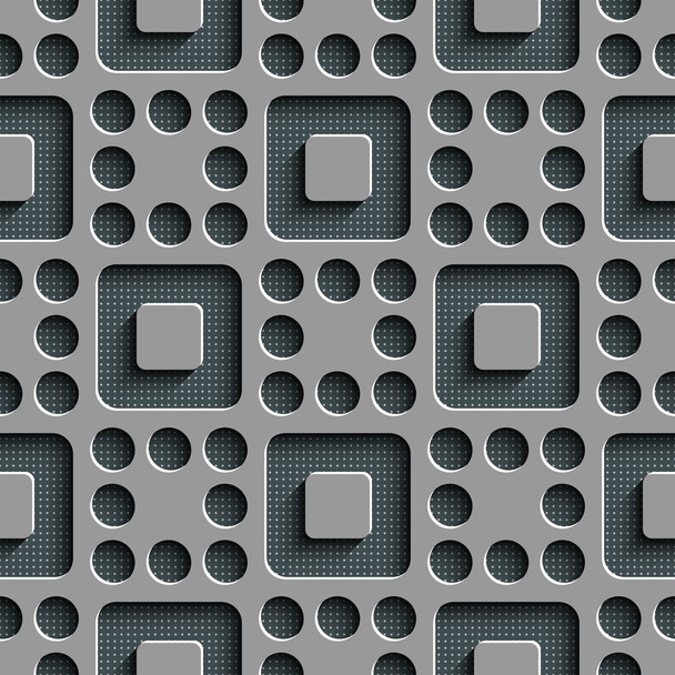 Seamless Squares Pattern - Vector, Image