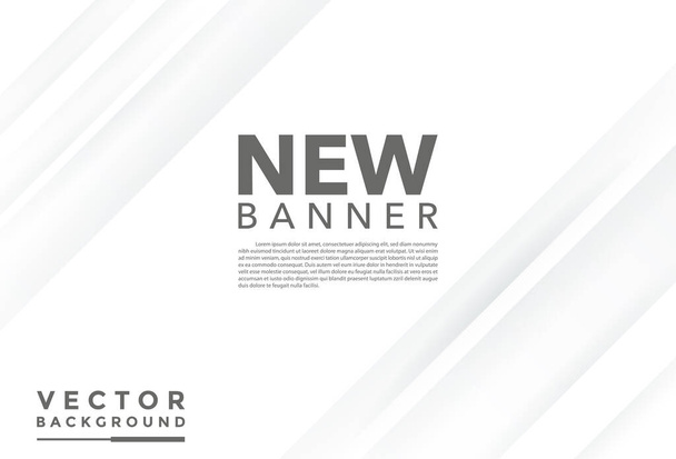 white abstract modern background design. use for poster, template on web, backgrop. - ベクター画像