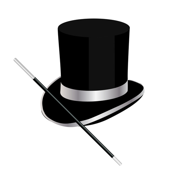Magic hat - Vector, afbeelding