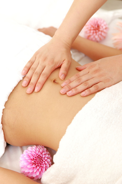 Stomach massage　 - Zdjęcie, obraz