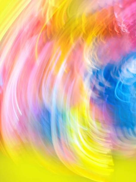 Exaltación alegría arco iris luces fondo abstracto. Divertido concepto de felicidad fondo abstracto textura imagen. - Foto, Imagen