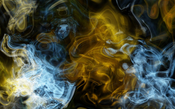 abstract smoke on a black background. - Photo, Image