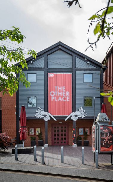 Entrance to The Other Place theatre in Stratford Upon Avon, Warwickshire, UK on 16 June 2022 - Foto, Imagen