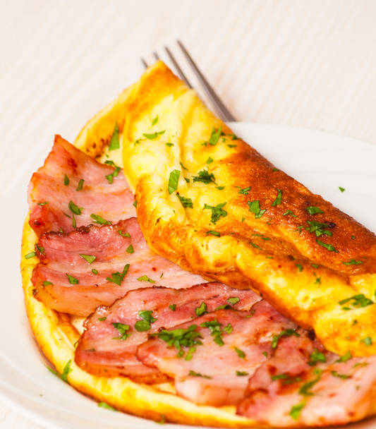 spek omelet - Foto, afbeelding