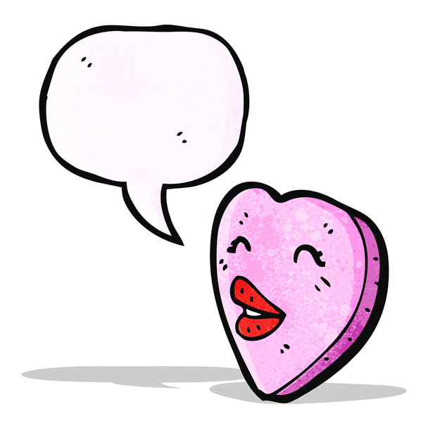 Cartoon glückliche Liebe Herz - Vektor, Bild