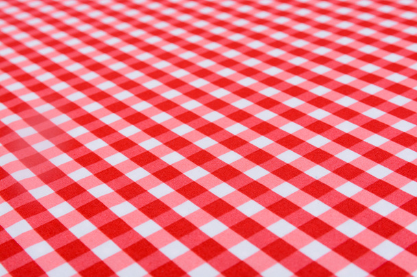 Classic red table cloth - Photo, Image