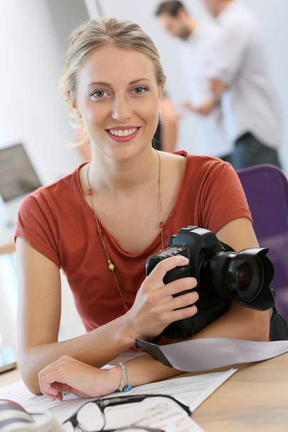Student in photography working on project - Valokuva, kuva