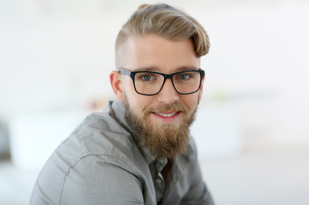 Stylish young man with beard - Fotografie, Obrázek