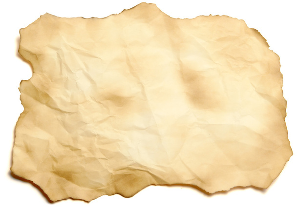 Old scorched paper sheet - Фото, зображення