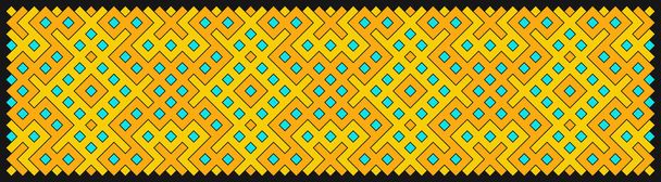 Εικονογράφηση συνδέσεων πολύχρωμων truchet tilling - Διάνυσμα, εικόνα