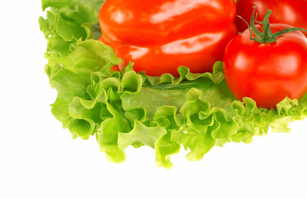 Fresh vegetable isolated on white background - Фото, зображення