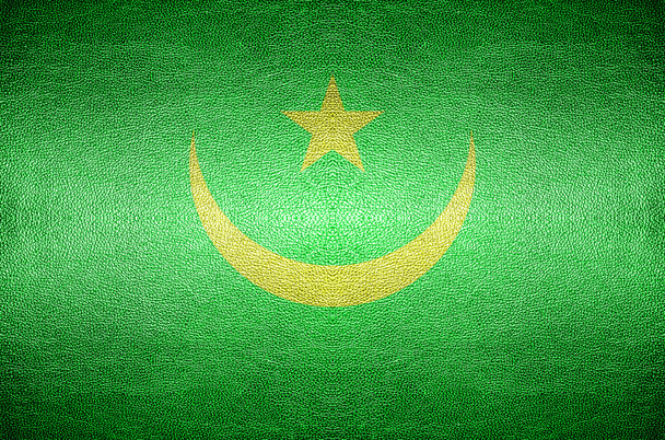 primo piano Concetto bandiera mauritania schermo
 - Foto, immagini