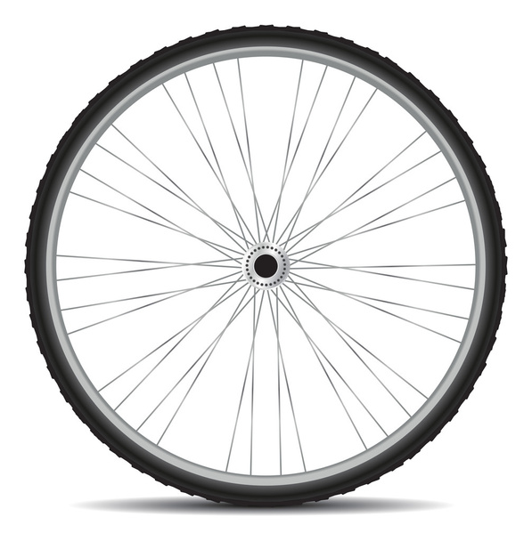 Bicycle wheel - Vector, Image