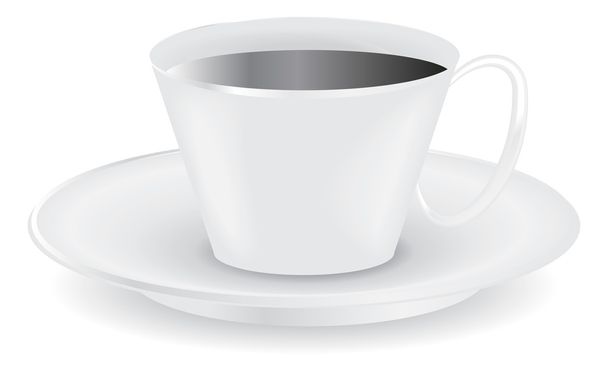 eine Kaffeetasse - Vektor, Bild