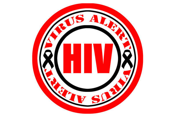 Hiv、エイズ ・ ウイルス警告の概念 - 写真・画像