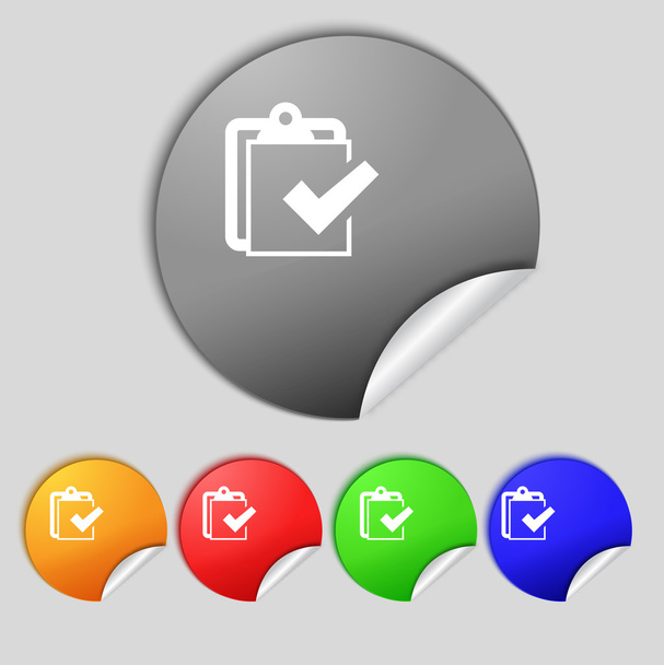 Editar icono de signo de documento. Establecer botón de color. Navegación moderna del sitio web
  - Foto, imagen