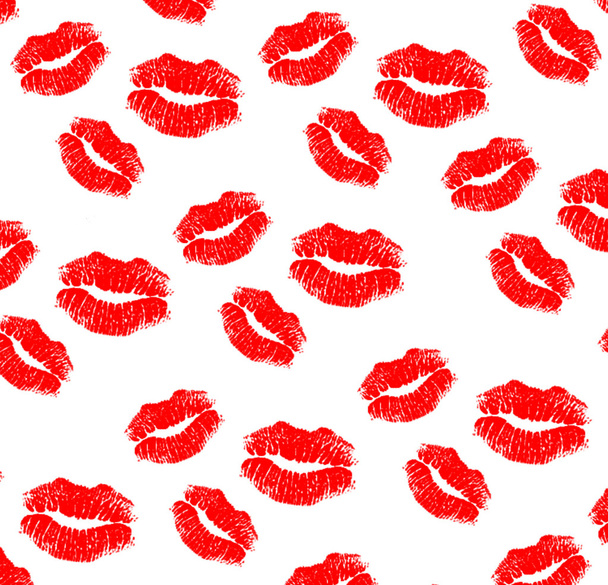 Empreinte du rouge à lèvres
 - Photo, image