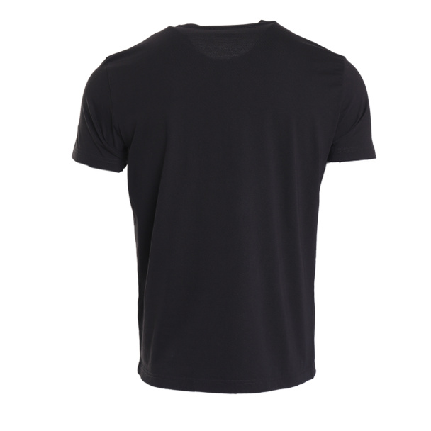 Camisetas de hombre negro maqueta. Plantilla de diseño.mockup - Foto, imagen
