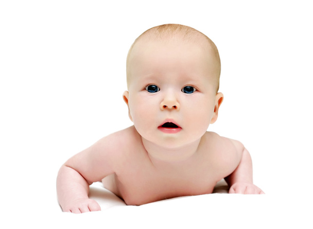 Bright picture of crawling baby - Photo, Image
