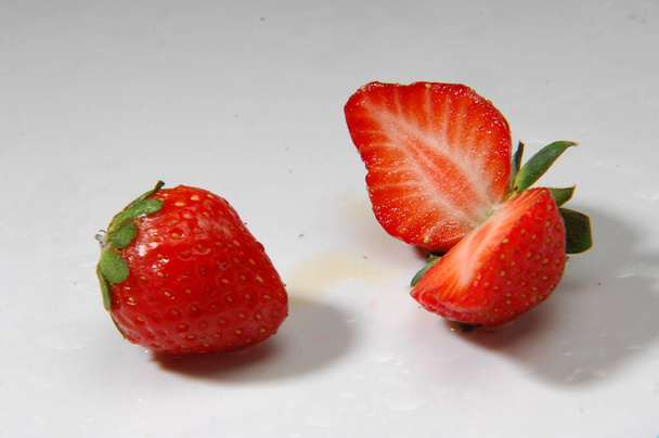gros plan de fraise - Photo, image